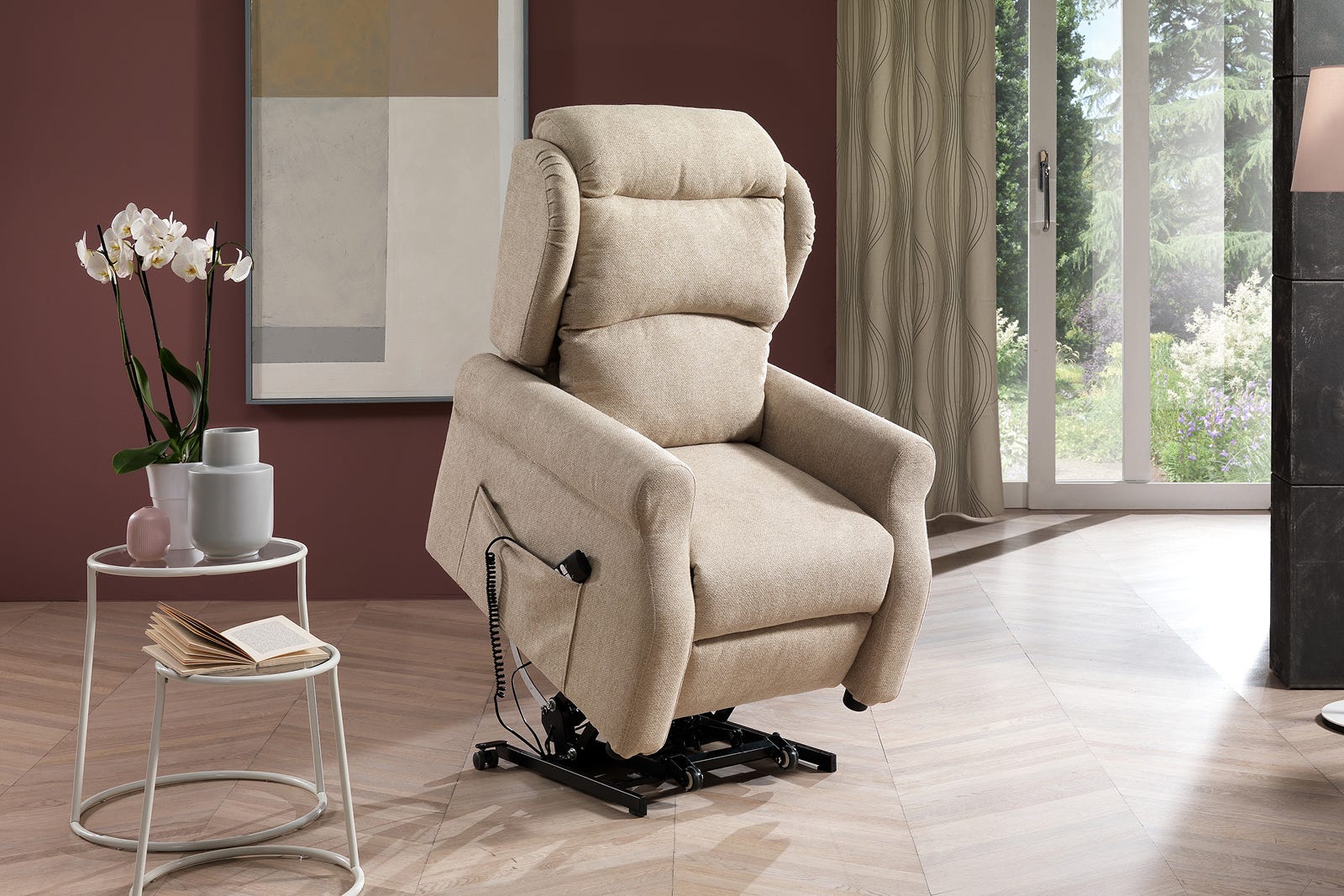 Poltrona relax elettrica Dora con due motori Perdormire