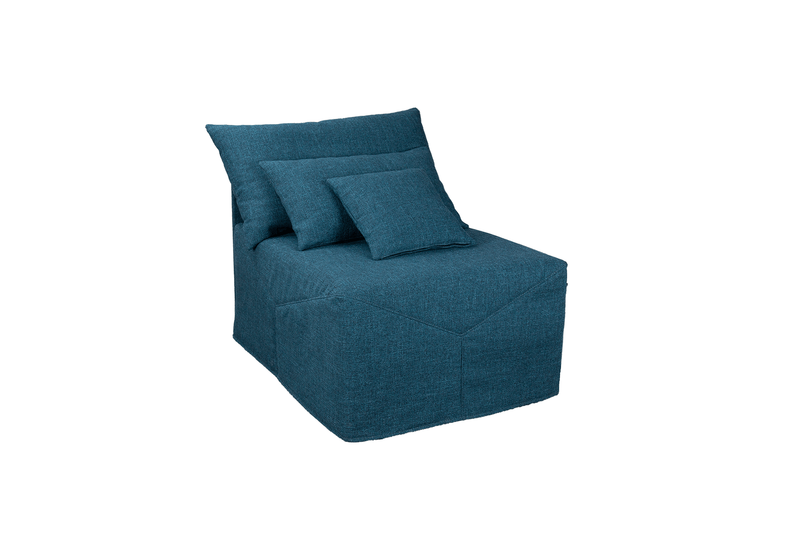 Pouf-letto big pouf y con testata
