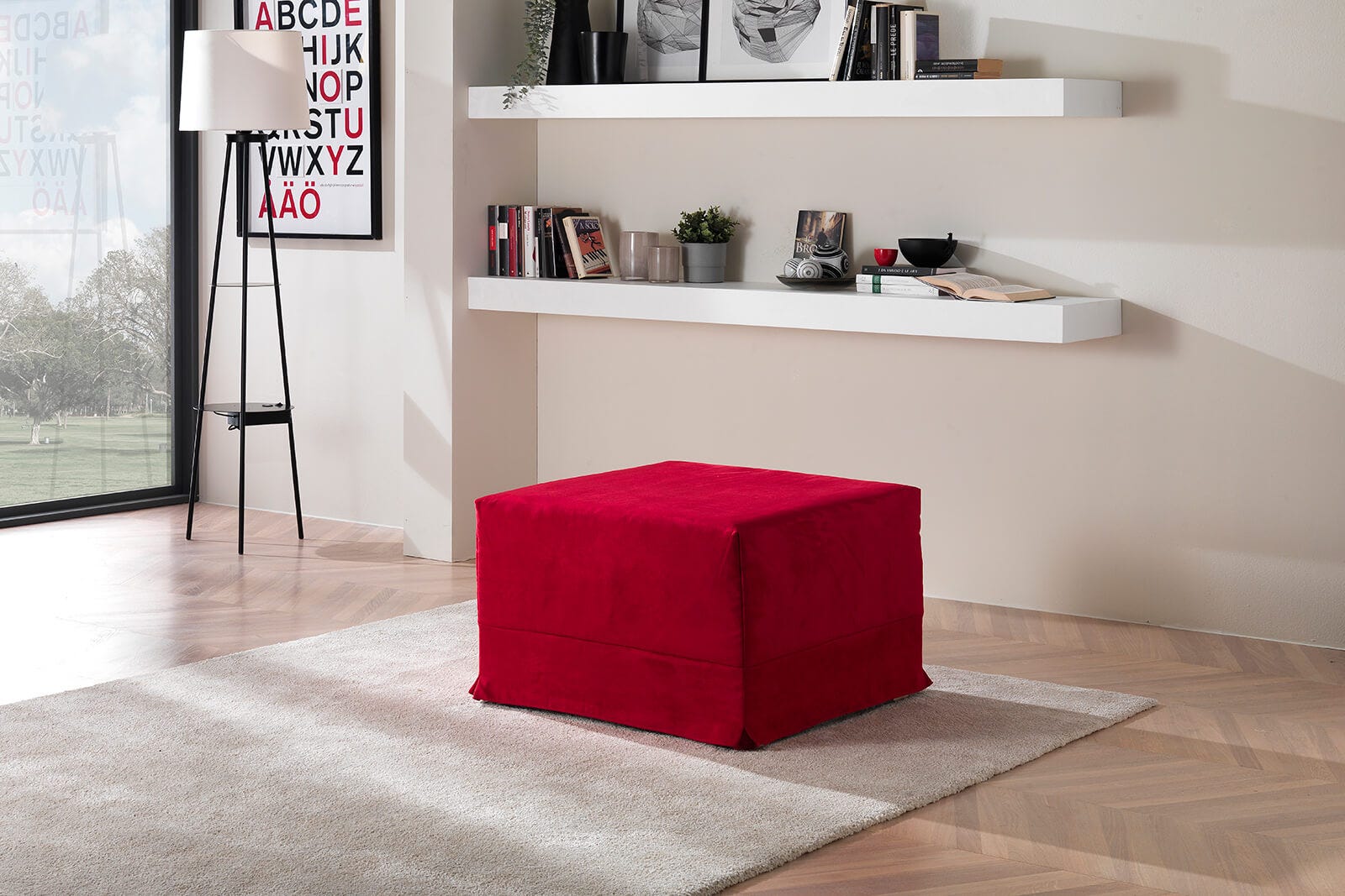 Pouf-letto cube