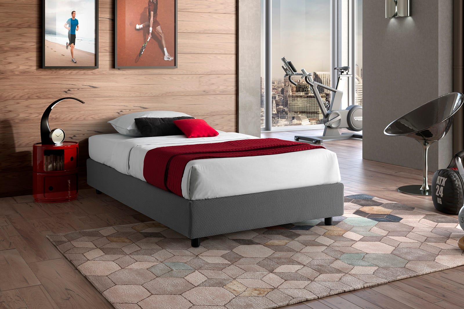 Letto sommier con contenitore: Ambition Bed PerDormire