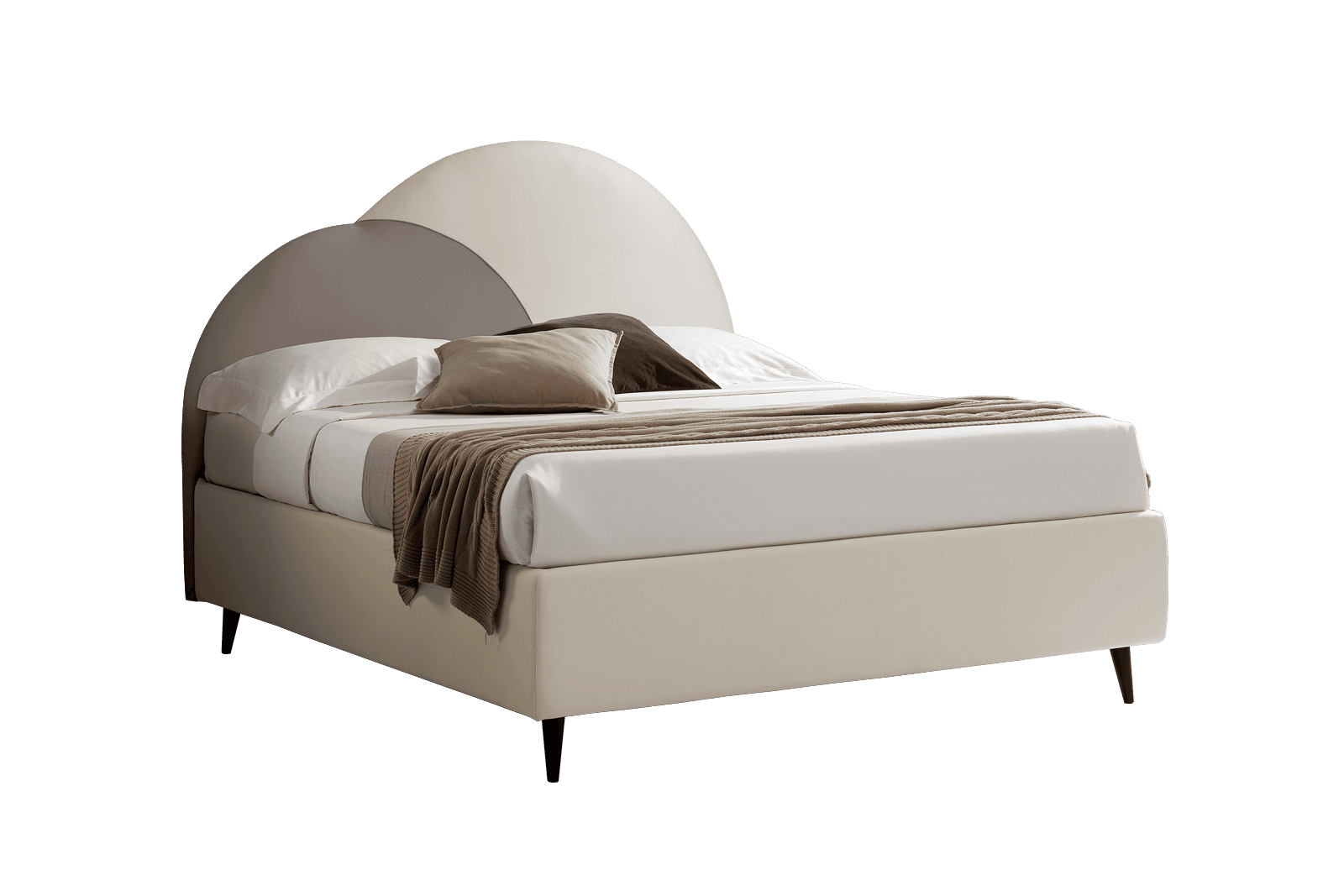 Letto Abbraccio effetto pelle bicolor 160x200 Outlet