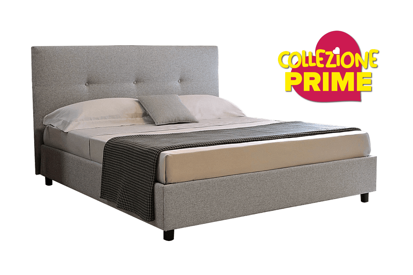 Letto contenitore Alaska 160x195 e Materasso cozy sleep