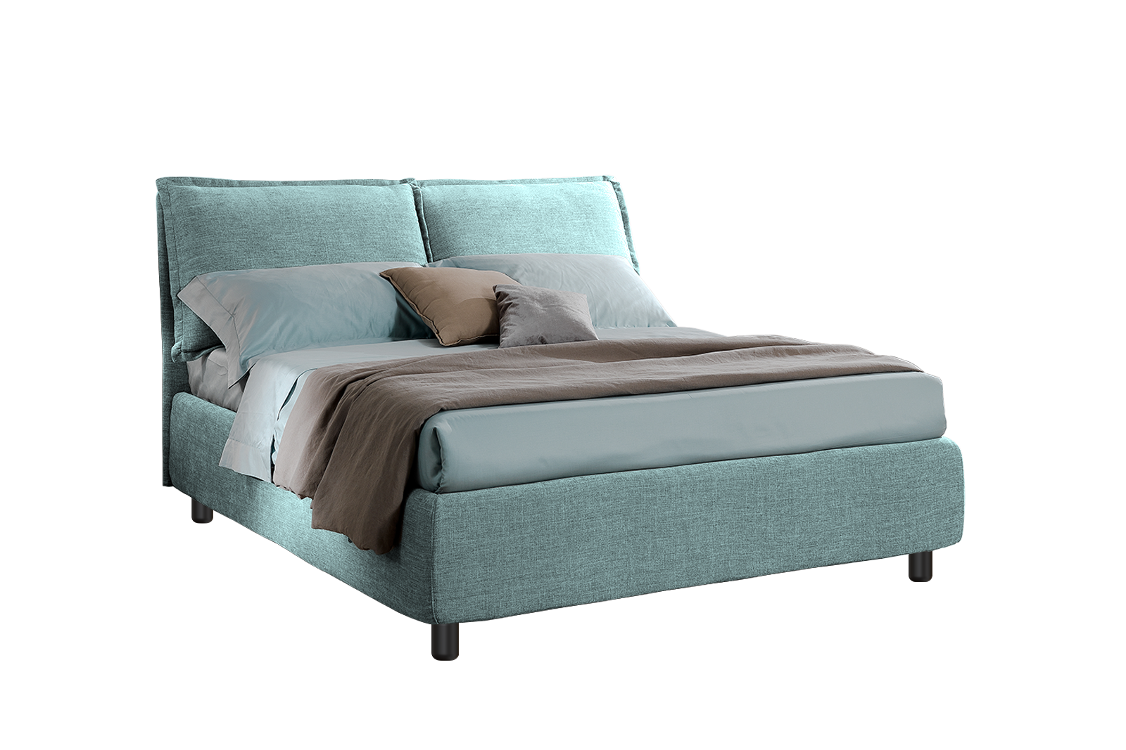 Organizer Da Letto Cao, Portaoggetti Appendibile Al Telaio Del Letto Con Cinghie Regolabili – Verde Militare