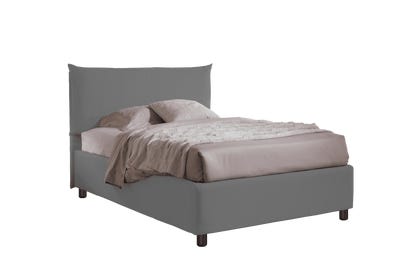 Letto contenitore Be Double Suvereto 484 fango 120x200 Outlet