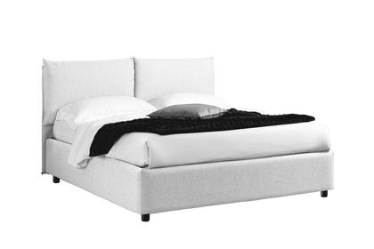 Letto Be Double Tessuto Ariel 1 bianco 140x190 Outlet