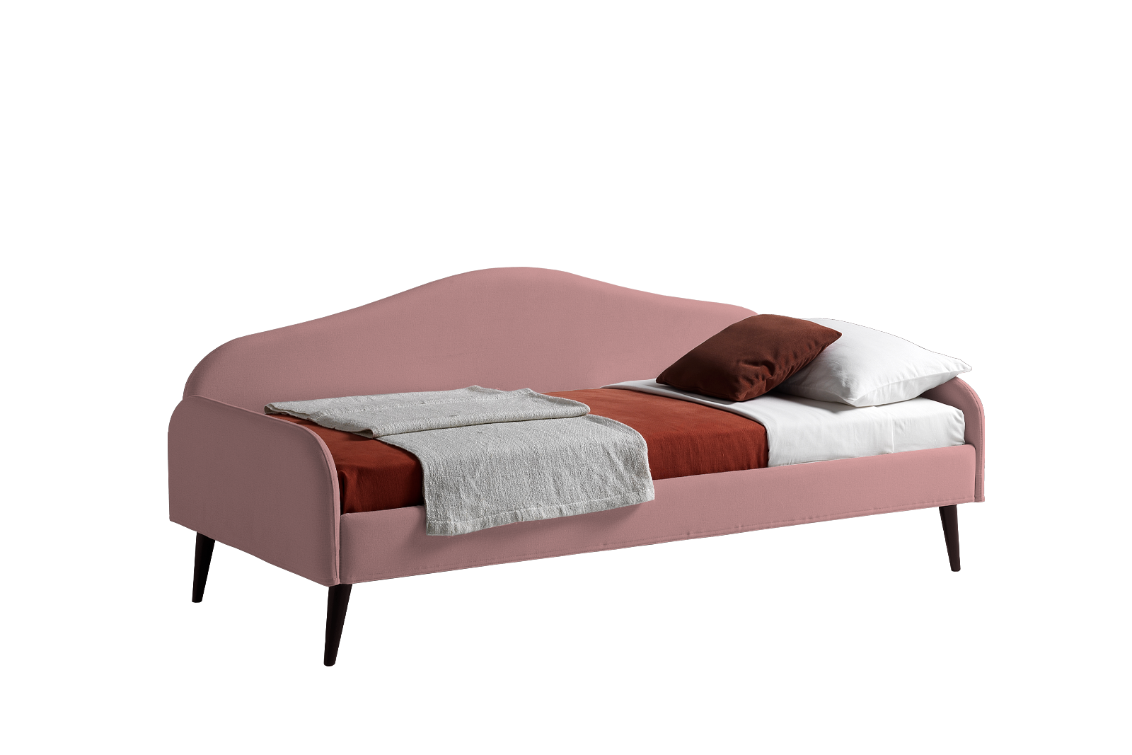 Letto evolutivo Bloomy Albaclara 615 Vinaccia 80x190 e materasso Bubi