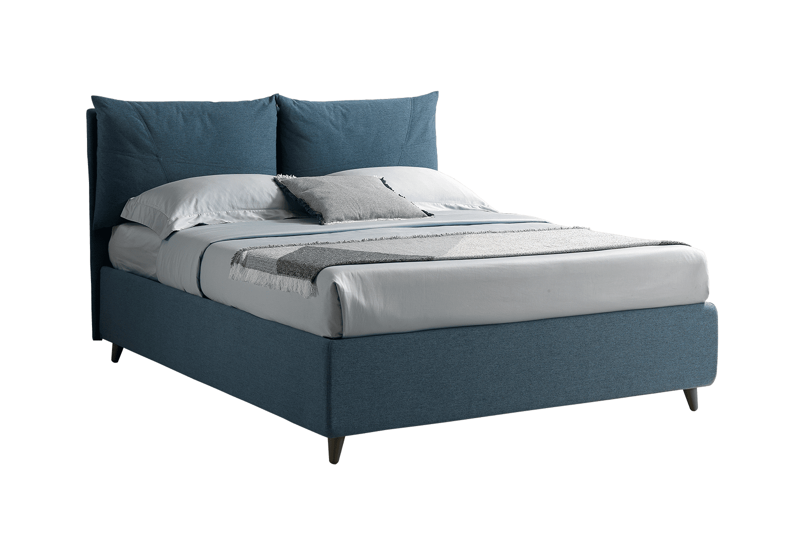 Letto matrimoniale, testata a doppio cuscino: Perla PerDormire