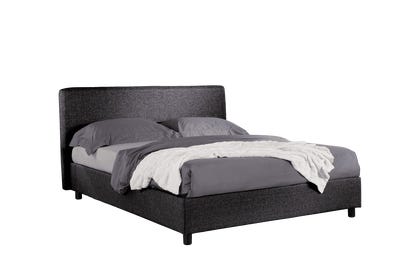 Letto contenitore Cile 2.0 tessuto grigio 140x195 outlet