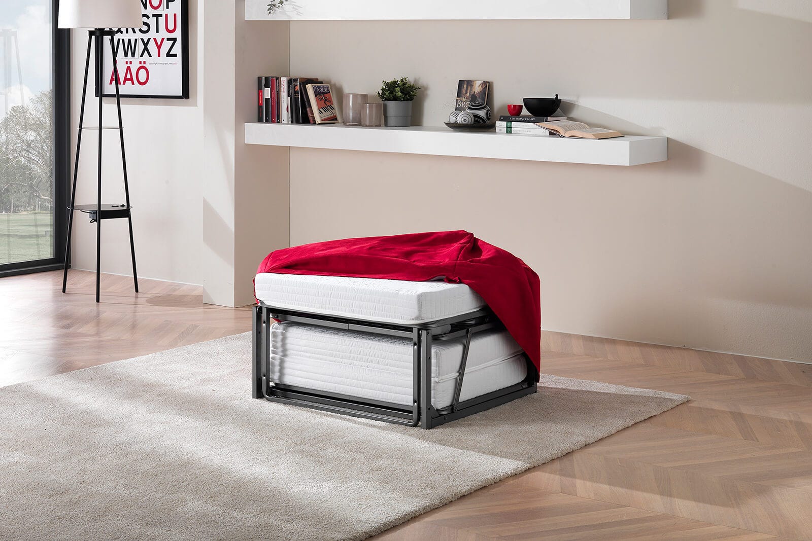 Amazon Letto Pieghevole A Pouf Pouf Letto Trasformabile Pieghevole