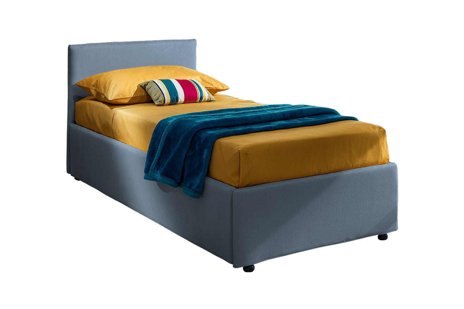 Happy Camping - Set di biancheria da letto singolo, in stile rustico, con copripiumino per bambini, ragazzi, letto, stile retrò, in legno, 2 pezzi