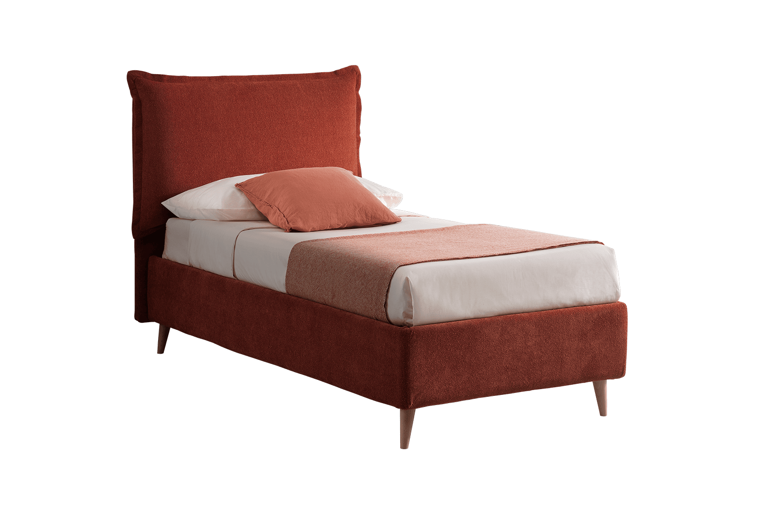 Letto contenitore Hawaii Prime 3.0 80x195 Pinkie 26 Mattone