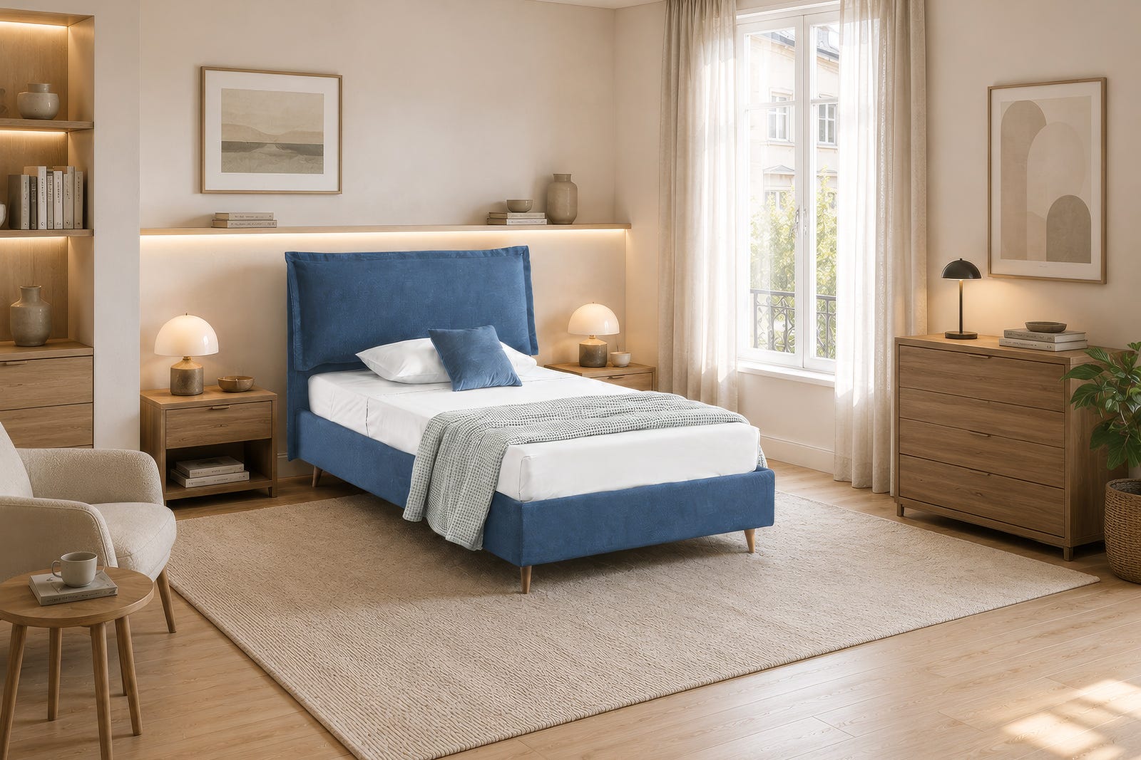 Letto Jane senza contenitore 120x195
