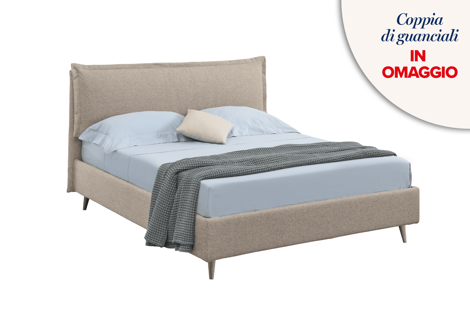 Letto Jane con contenitore e materasso Air Prime 160x195