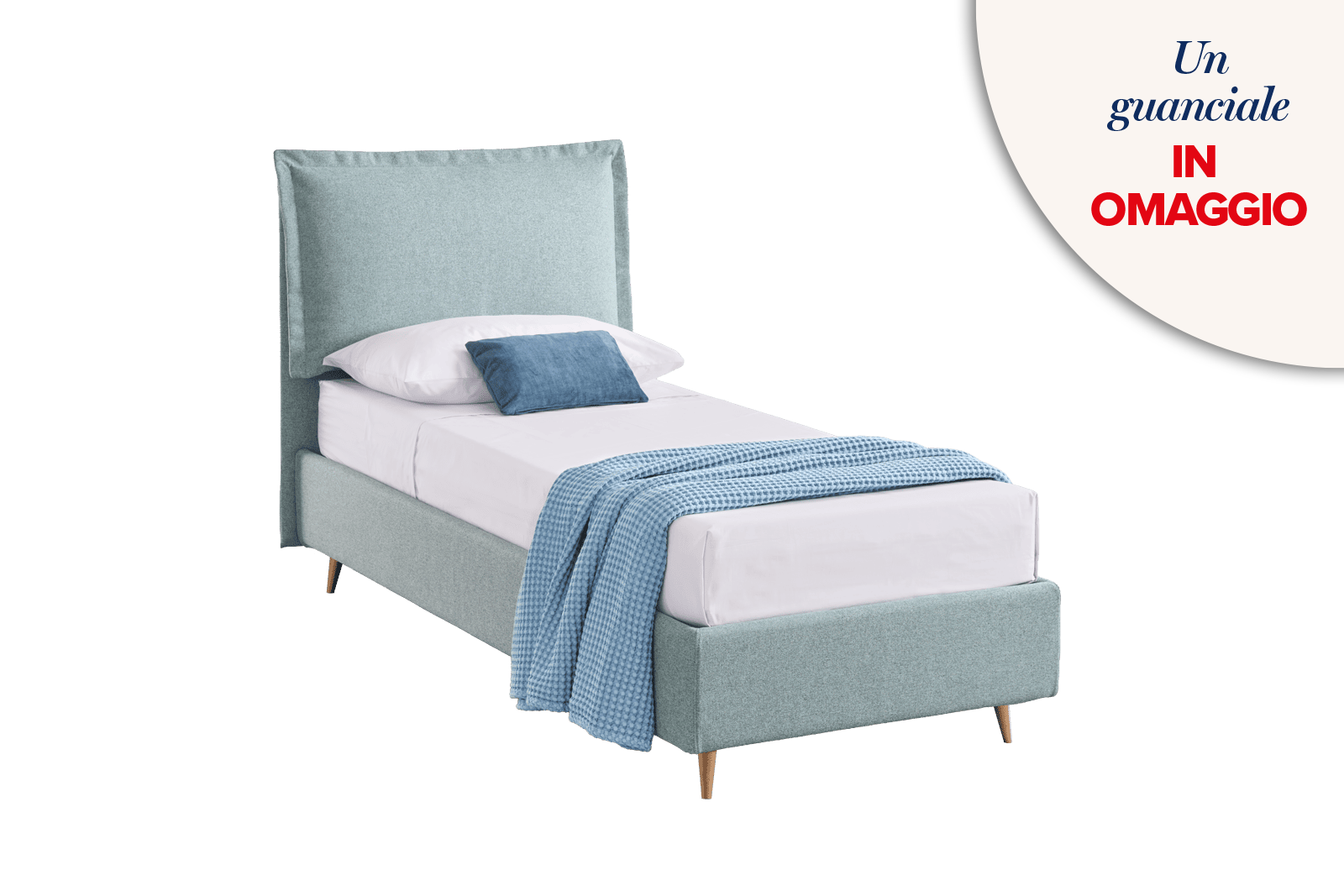 Letto Jane con contenitore e materasso Air Prime 80x195