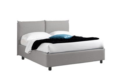 Letto Be Double tessuto Penelope 21 cenere 140x190 Outlet