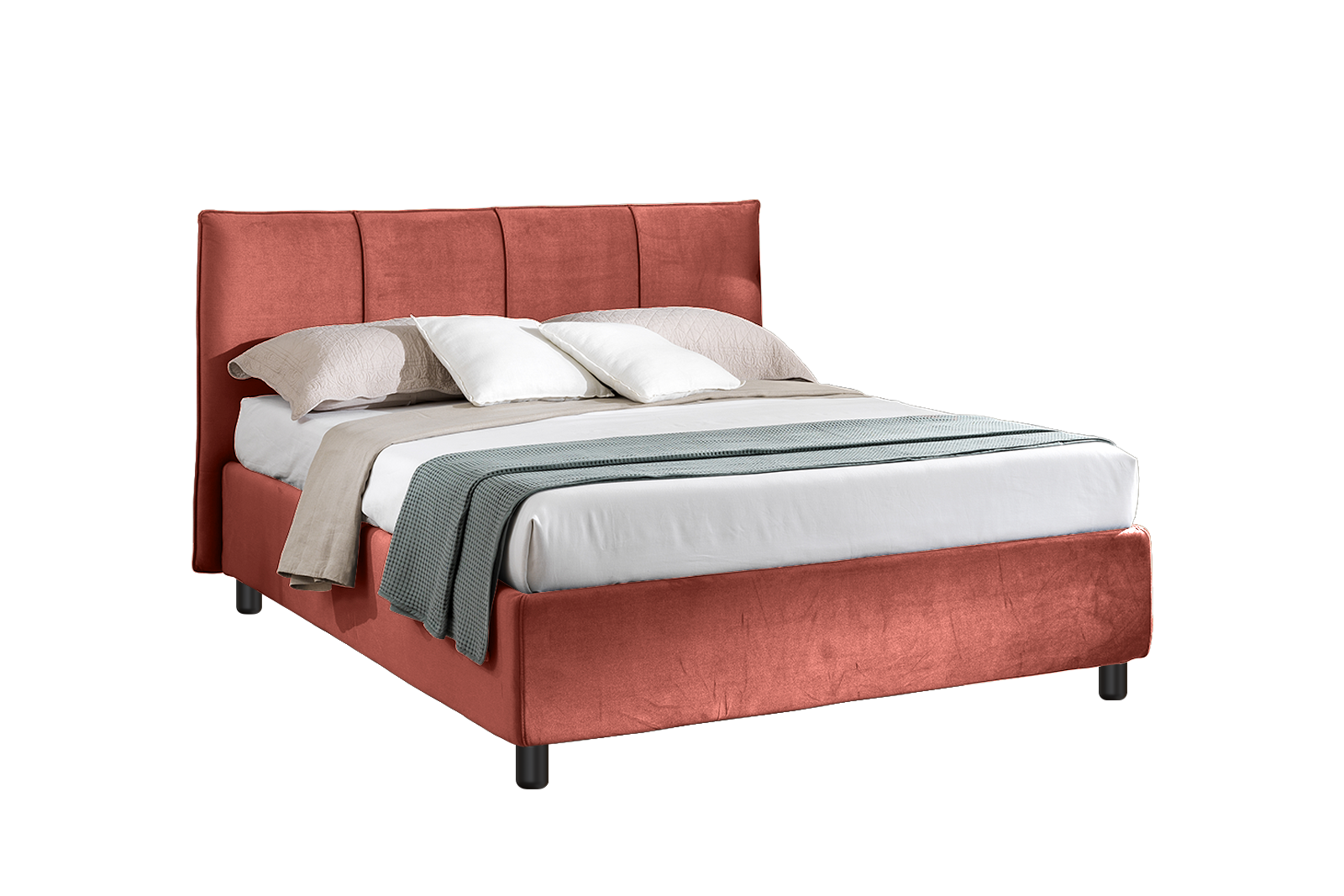 Letto Line tessuto Lucky Star 7 arancione 140x190 Outlet
